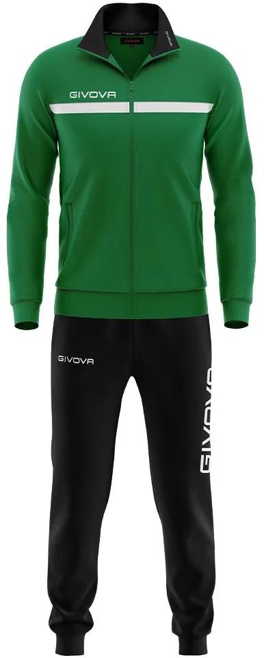 Kombinezon sportowy givova tuta one full zip zielony l