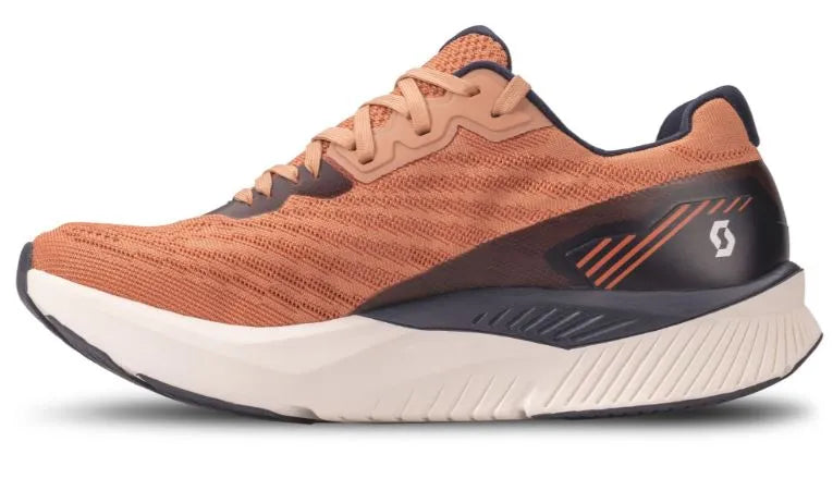 Calçados femininos Scott Pursuit Running Rose Bege-Azul Escuro Bege
