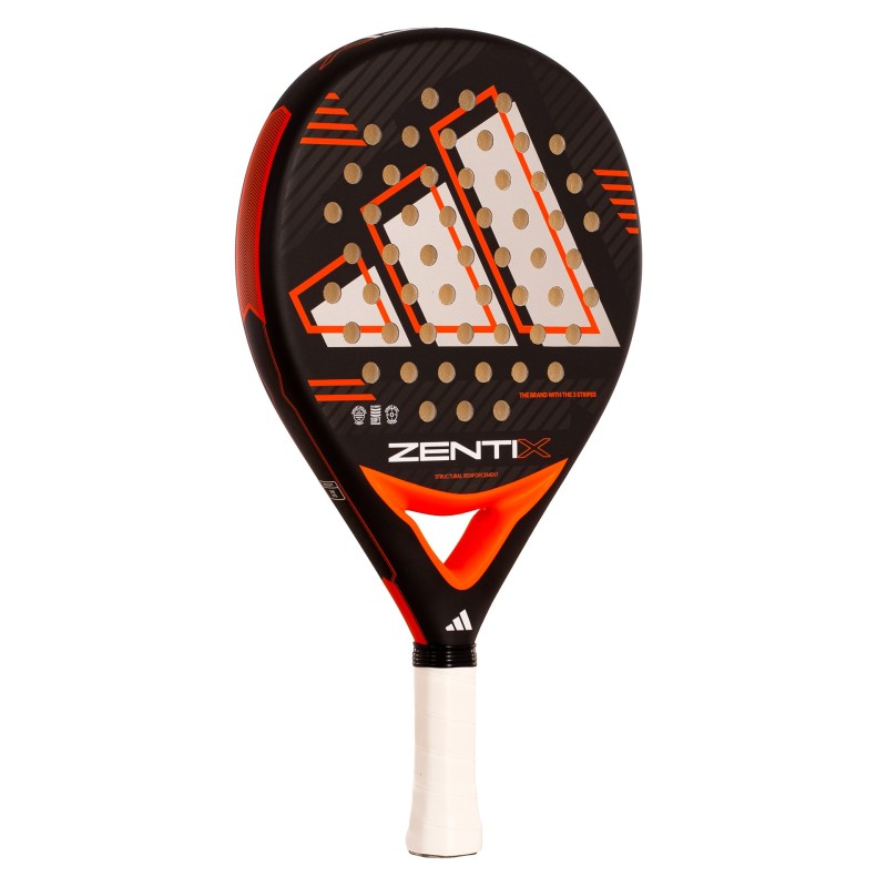 Omotávka Padel Adidas Zentix Black/oranžová Multicolor