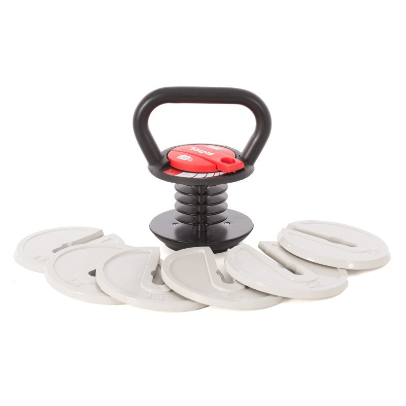 Kettlebell Adjustable Suas Le 9kg Ildathach