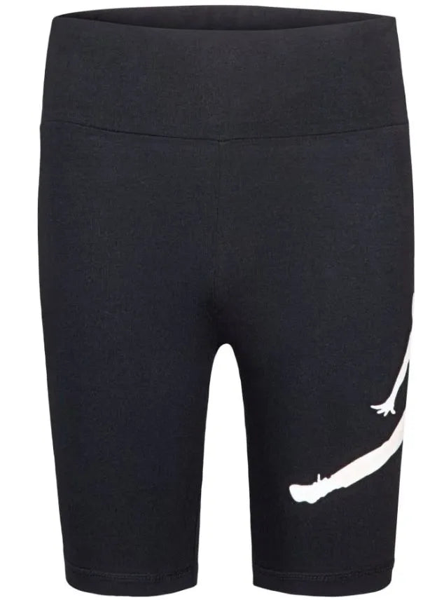 Pantaloni scurți pentru biciclete Nike Jordan Tie Dye pentru fete, negru