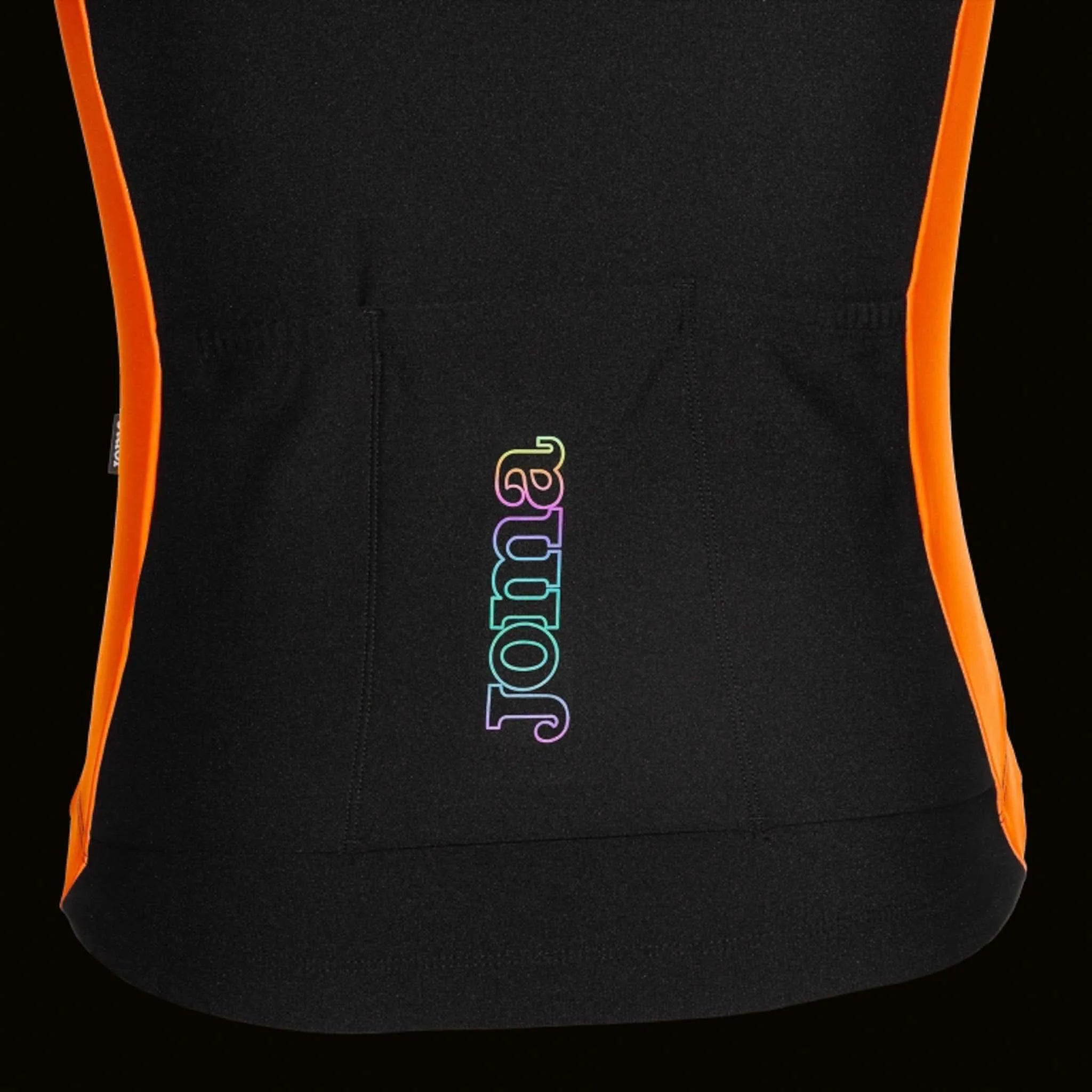 Hanorac/sacou de ciclism joma crono fermoar complet fluor negru negru m