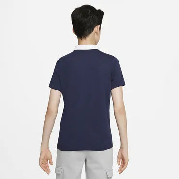 Léine polo leanaí nike jr park 20 gorm oiriúnach dinimiciúil 152