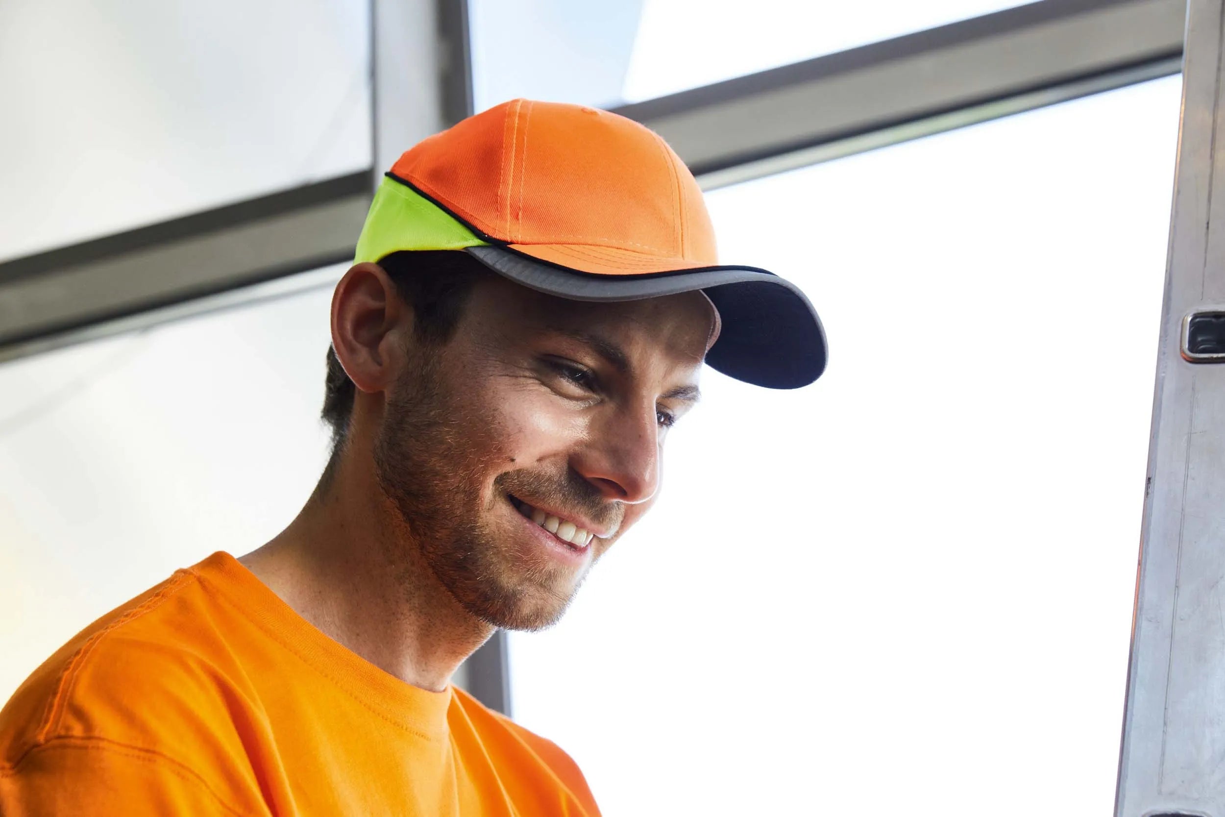 Jn boné neon laranja