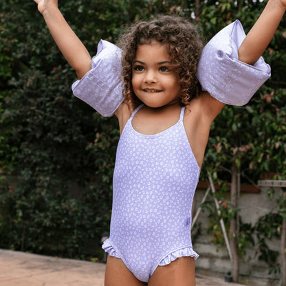 Swim Essentials Arm Bands - Lila - Leopard