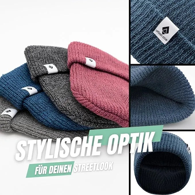 Zimní čepice Urban Ace Unisex Crew Beanies Navy Blue