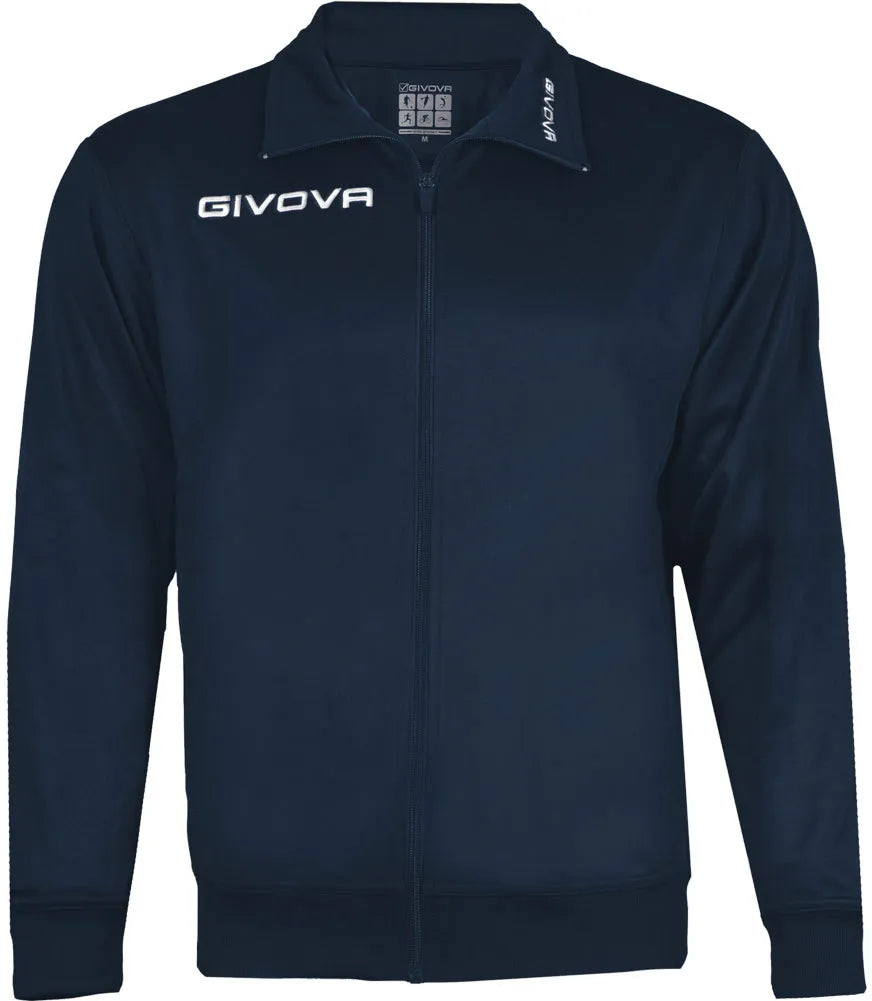 Hanorac sport Givova Polarfleece Mono 500 Albastru