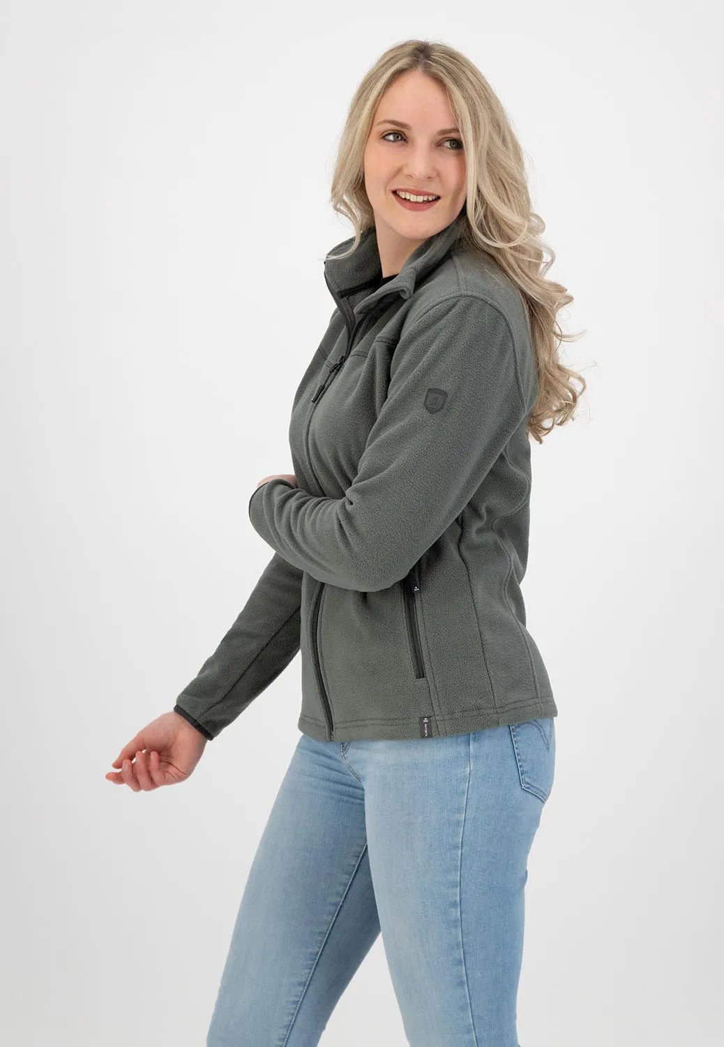Women's Fleece Sweatshirt Kjelvik Polar Danique Balsam Green