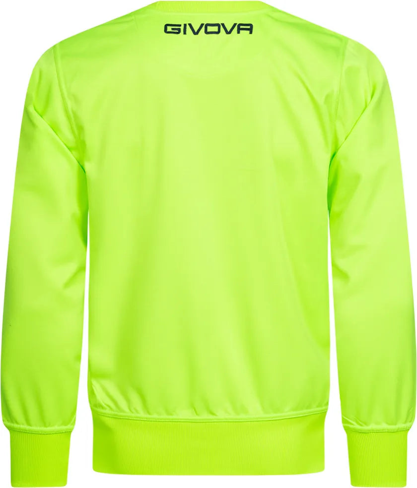 Felpa sportiva Givova Polarfleece One Gialla