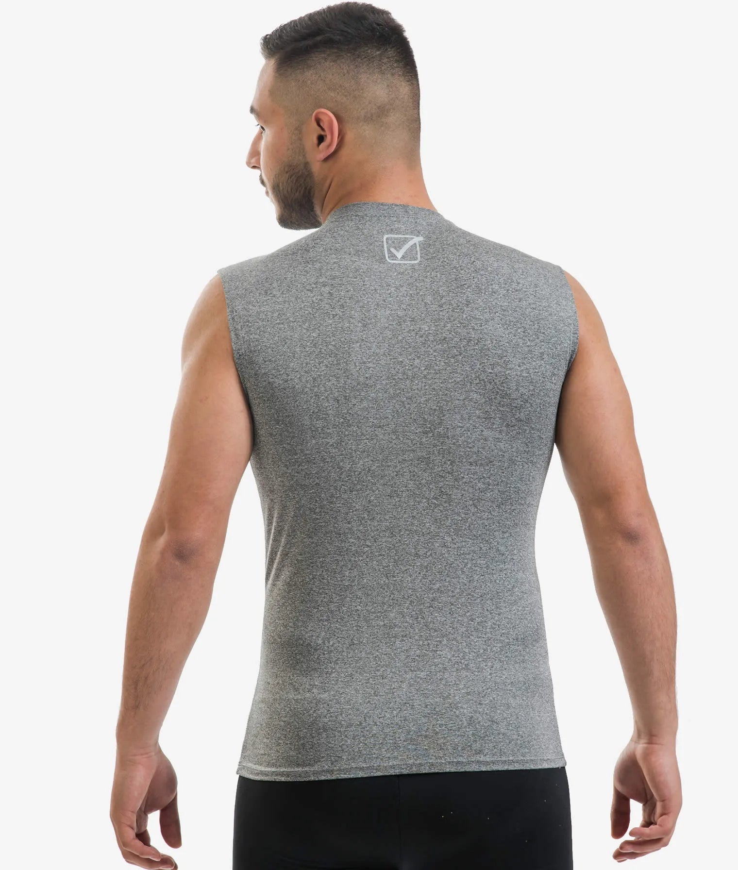 Débardeur élastique givova technique corpus 1 gris chiné l