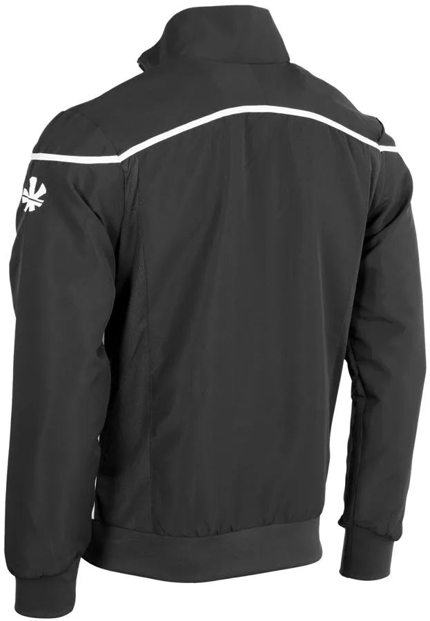 Chaqueta universitaria reece para hombre negro-blanco negro m
