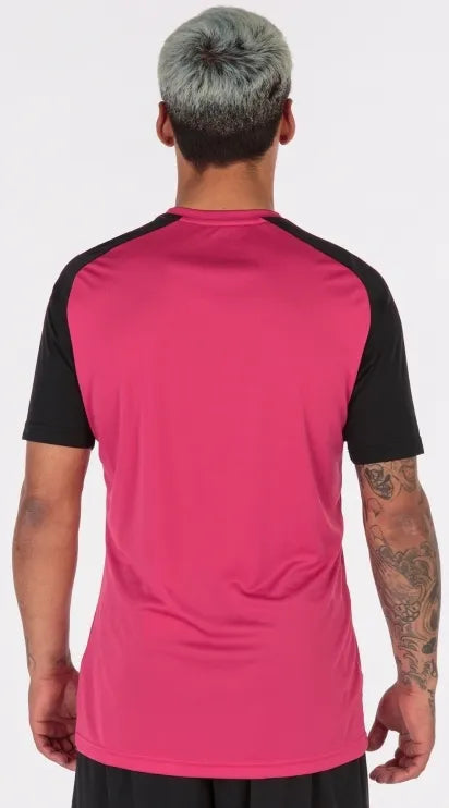 Joma academy iv t-shirt de sport fuchsia-noir xl