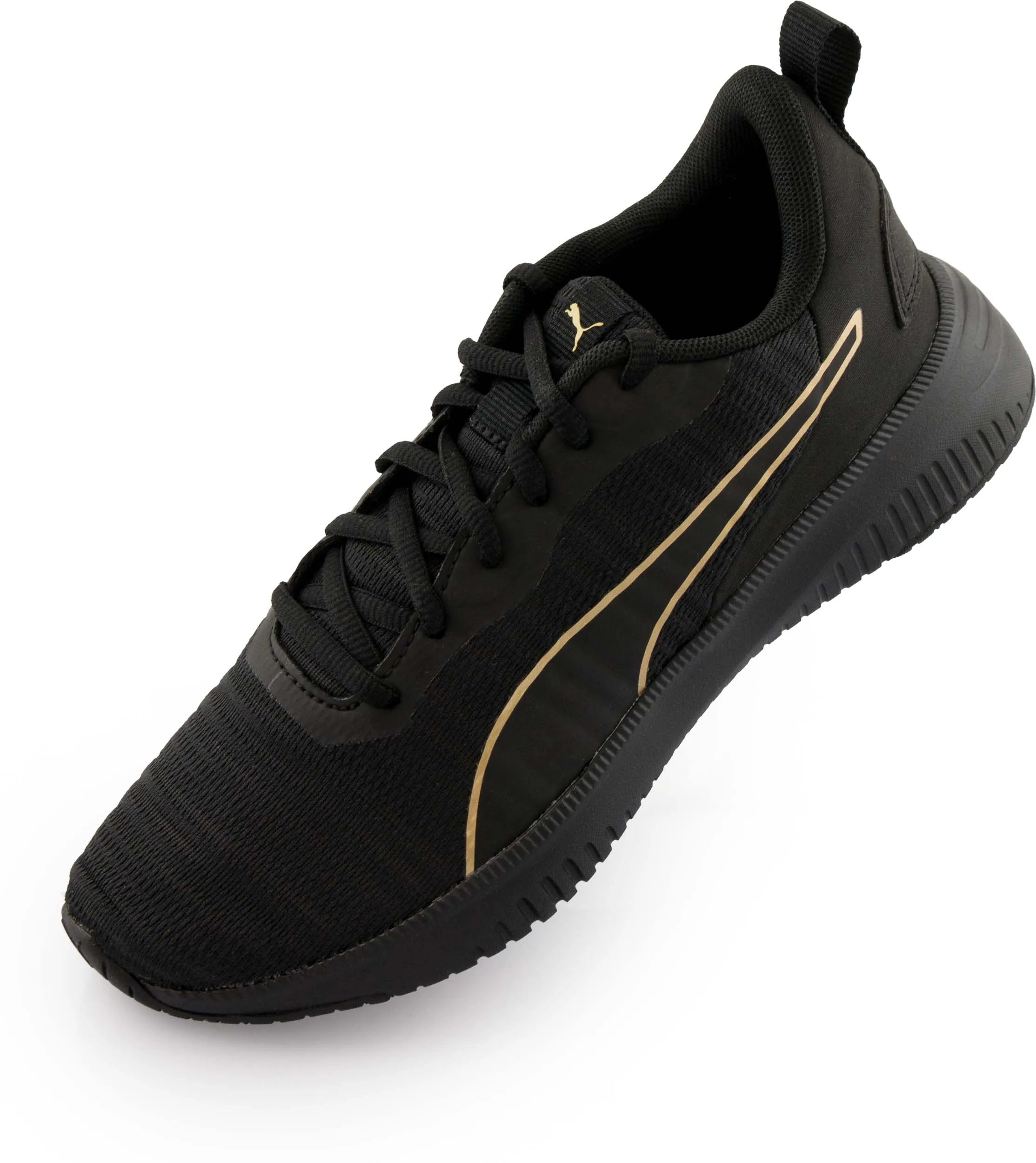 Puma wmns flyer flex zwart-team goud zwart 40.5