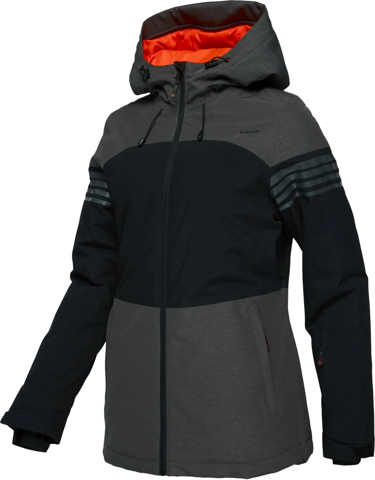 Damska kurtka narciarska Loap Lawela Black-dgray Black