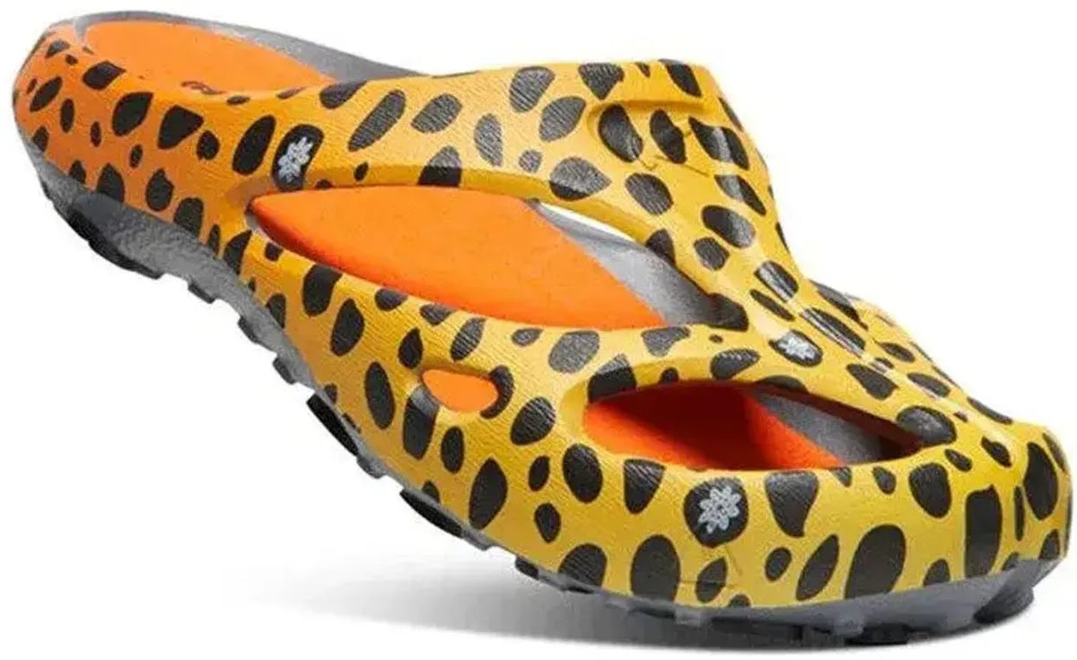 Papuci de damă Keen Shanti Arts Thc Cheetah Rainbow Orange