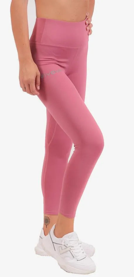 Leggings deportivos de mujer givova basic rosa antiguo m