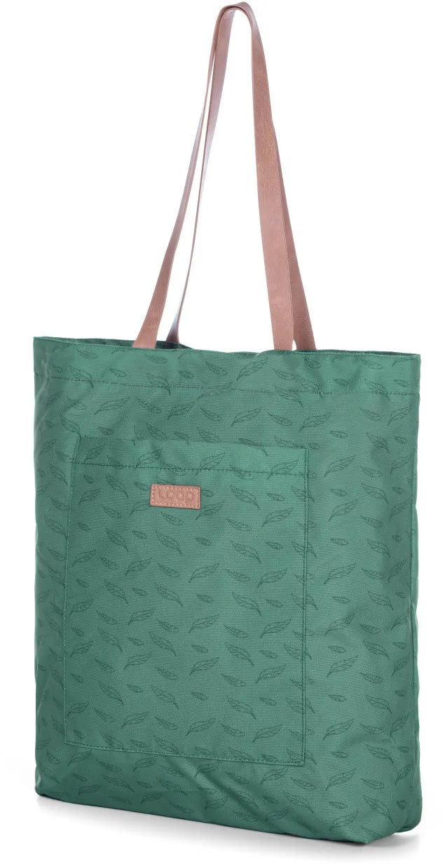 Plechová taška cez rameno Loap zelená