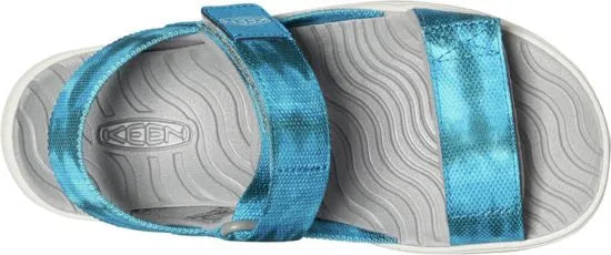 Keen Jr Elle Backstrap Sea Mosse-fjord Blue Kids Sandals