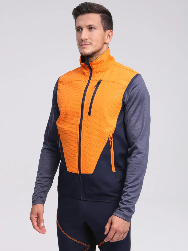 Men's Softshell Vest Loap Uristo Orange