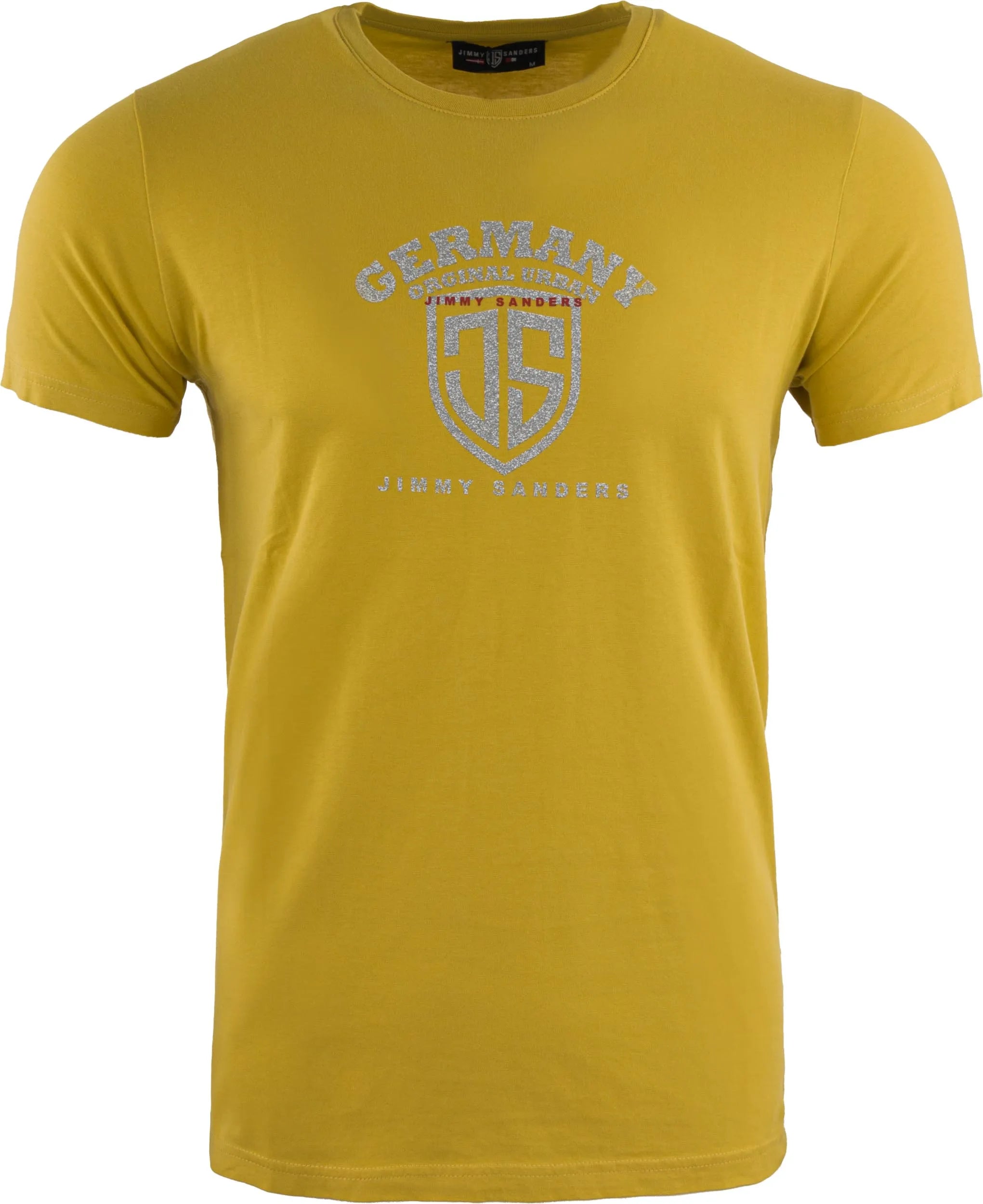 Jimmy Sanders Yuri Mustard Herren T-Shirt Gelb