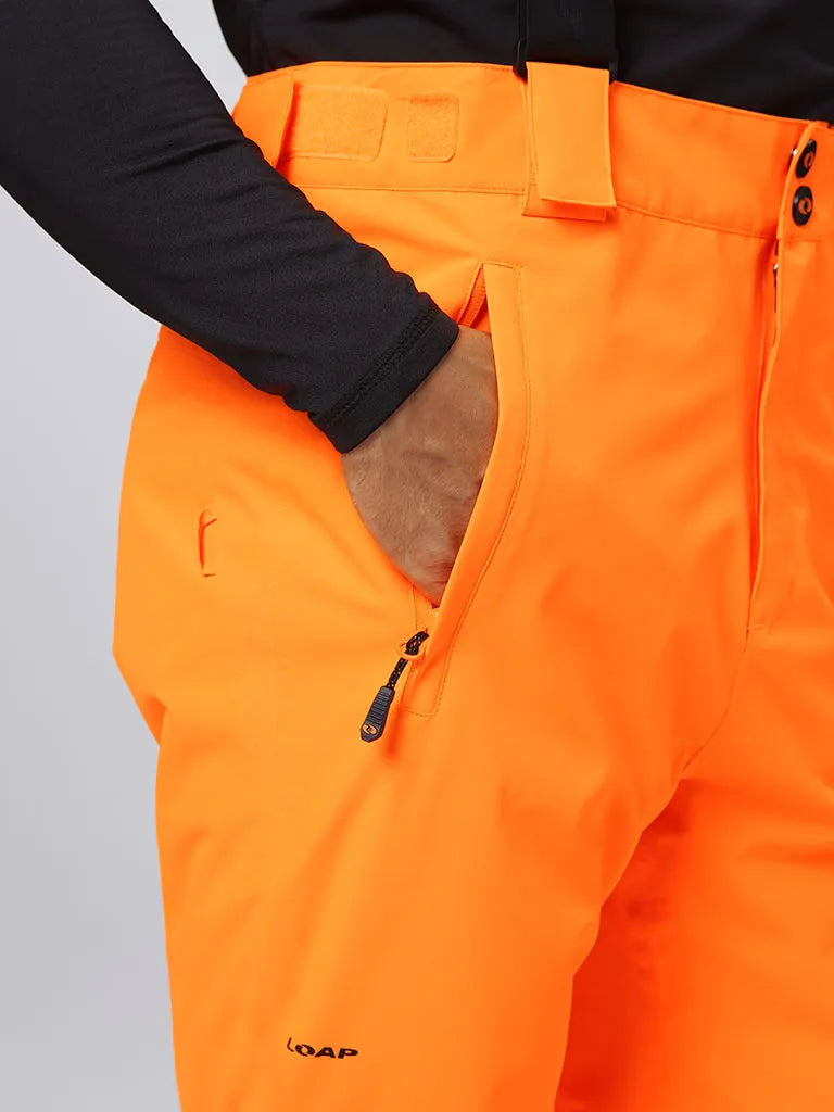 Pánske lyžiarske nohavice Loap Lawed Orange Orange