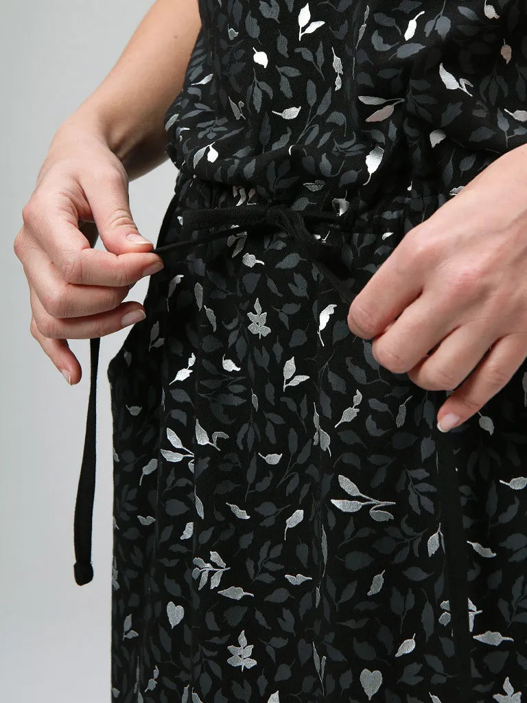 Vestido Loap Feminino Aslaris Preto Preto