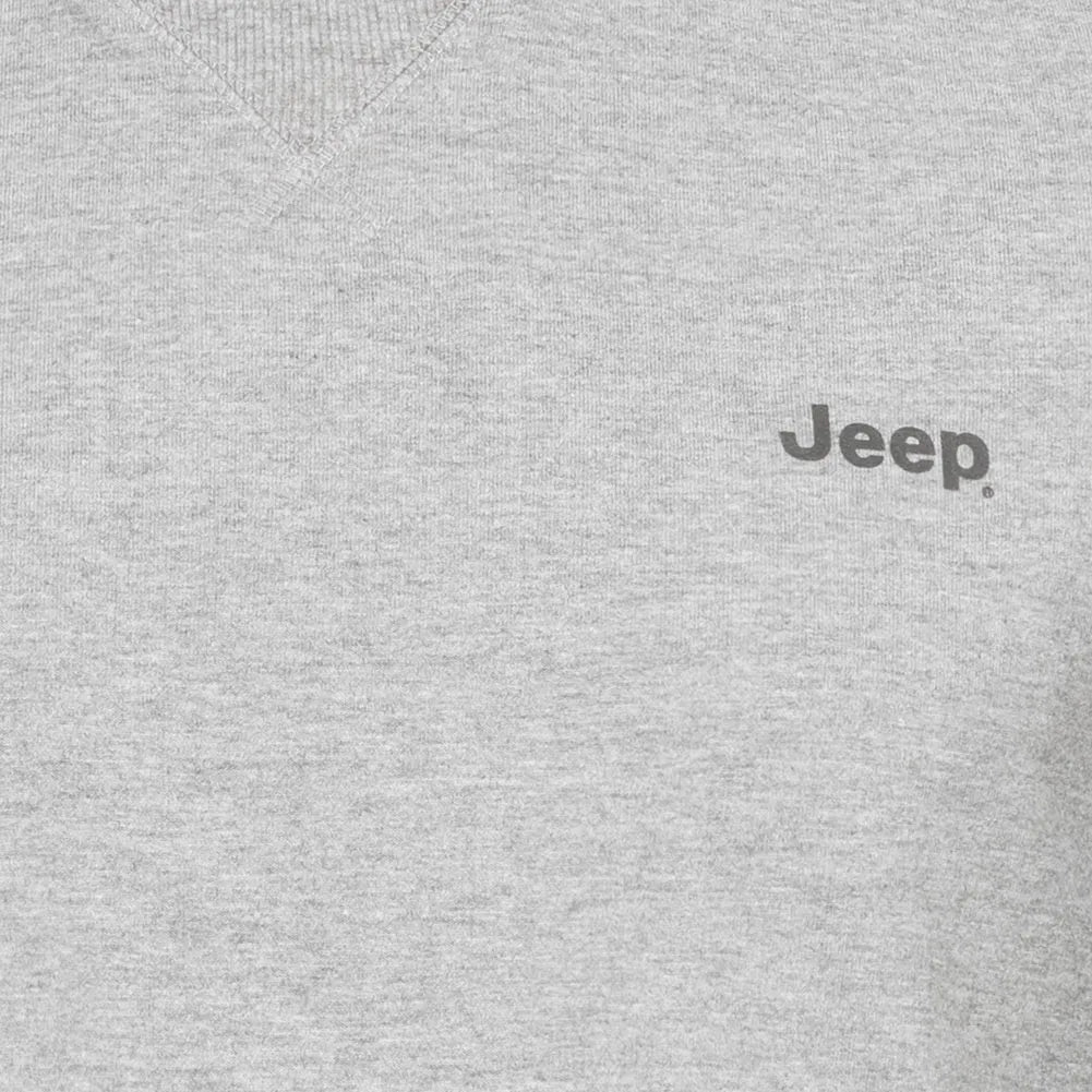 Jeep Herren Rundhals-Sweatshirt Grau