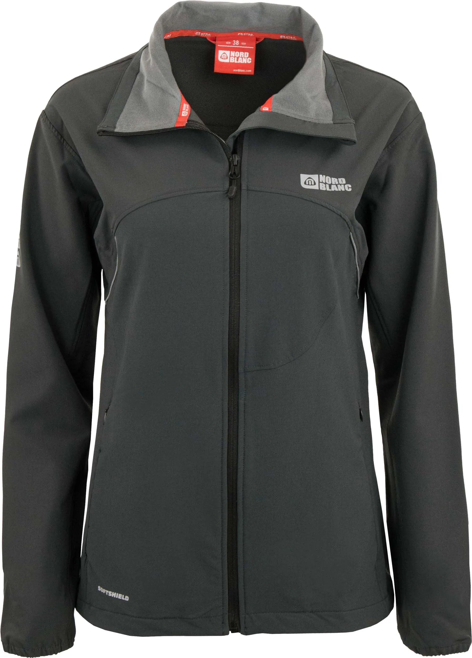 Damska kurtka softshell Nordblanc – cienka szara
