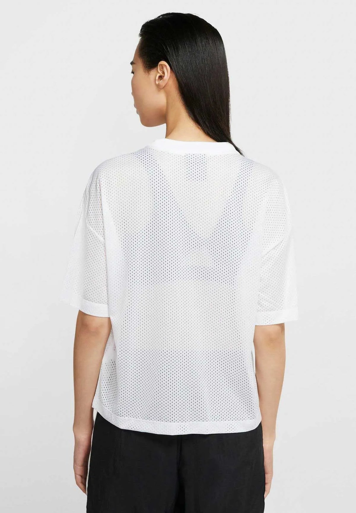 Camiseta Nike Mesh Shirt Mujer Blanco
