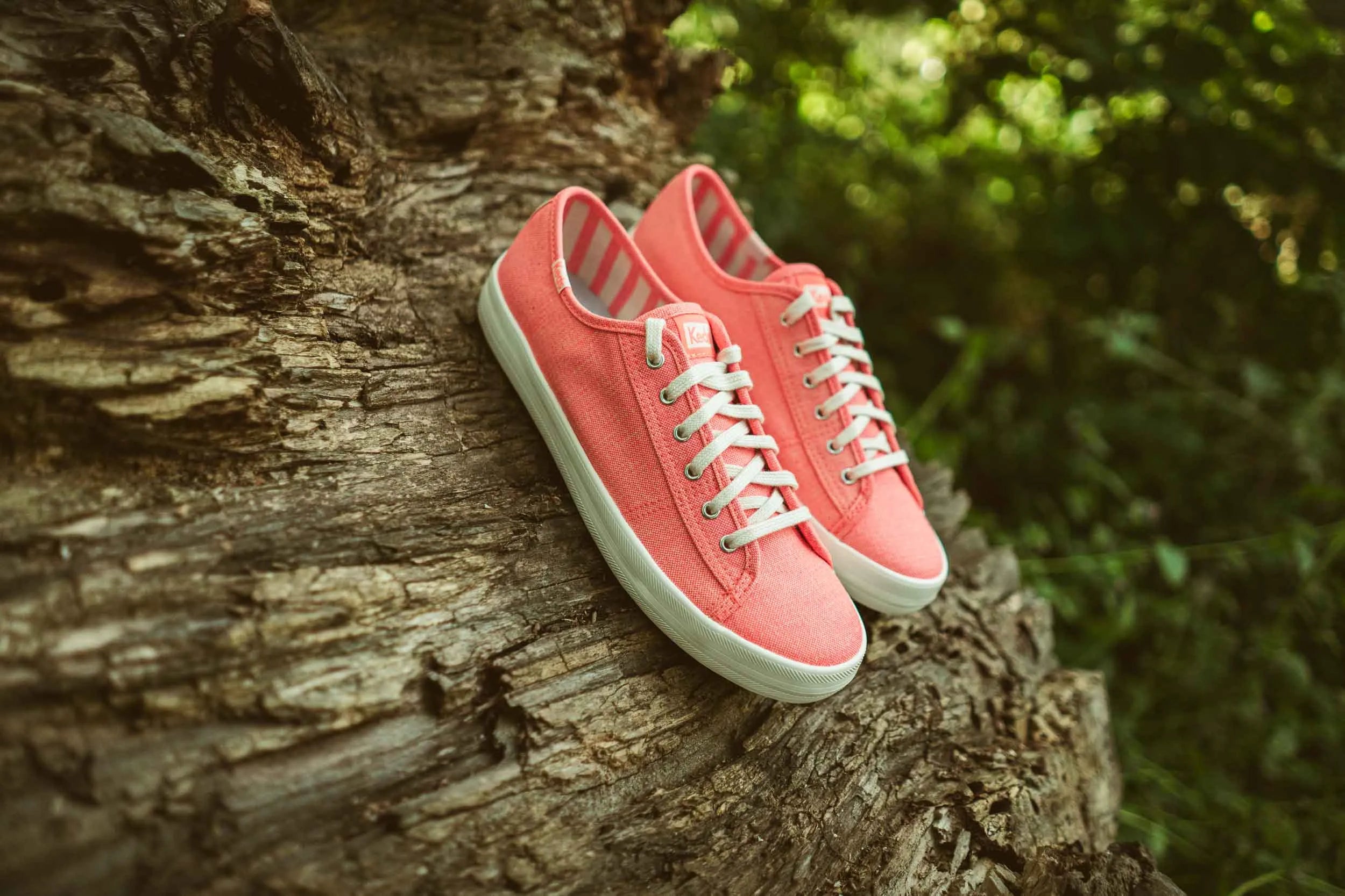 Zapatos De Mujer Keds Wms Kickstart Canvas Bright Coral Naranja Rosa