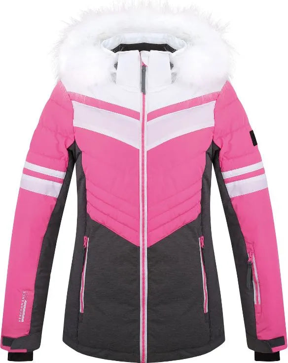 Casaco de esqui feminino Loap Orinna rosa