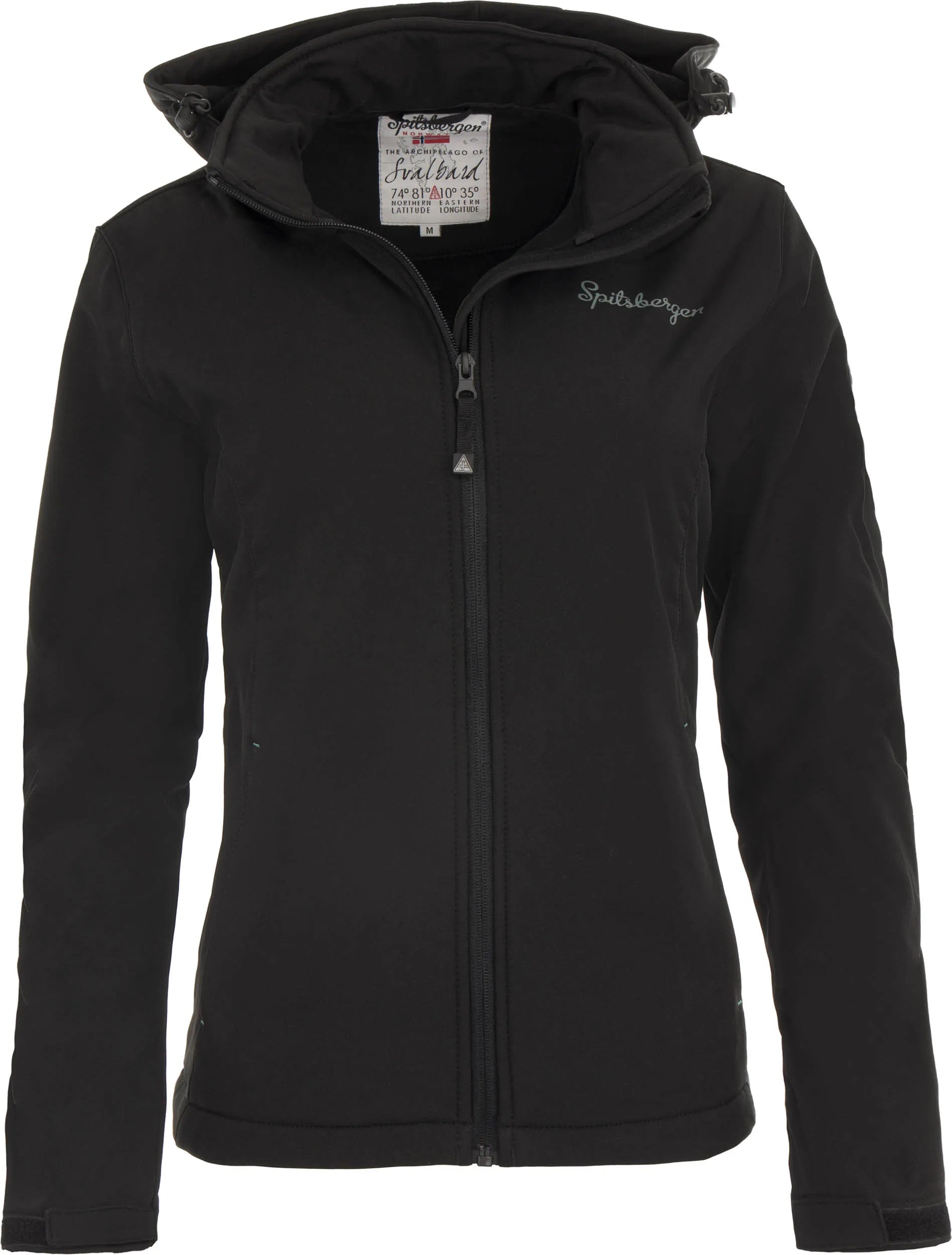 Jaqueta Softshell Feminina Spitsbergen Noruega Wms Jaqueta Softshell Blac Preto