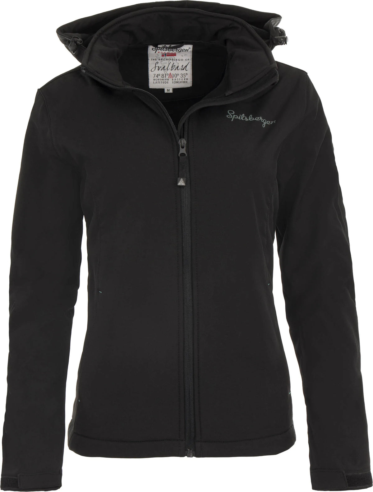 Women's Softshell Jacket Spitsbergen Norway Wms Softshell Jacket Blac Black