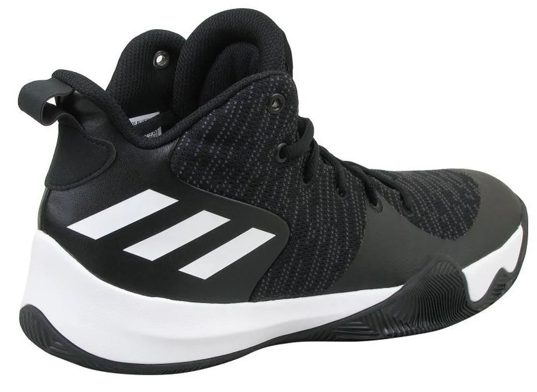 Adidas eksplosiv flash sort-carbon-hvid sort 44 til mænd