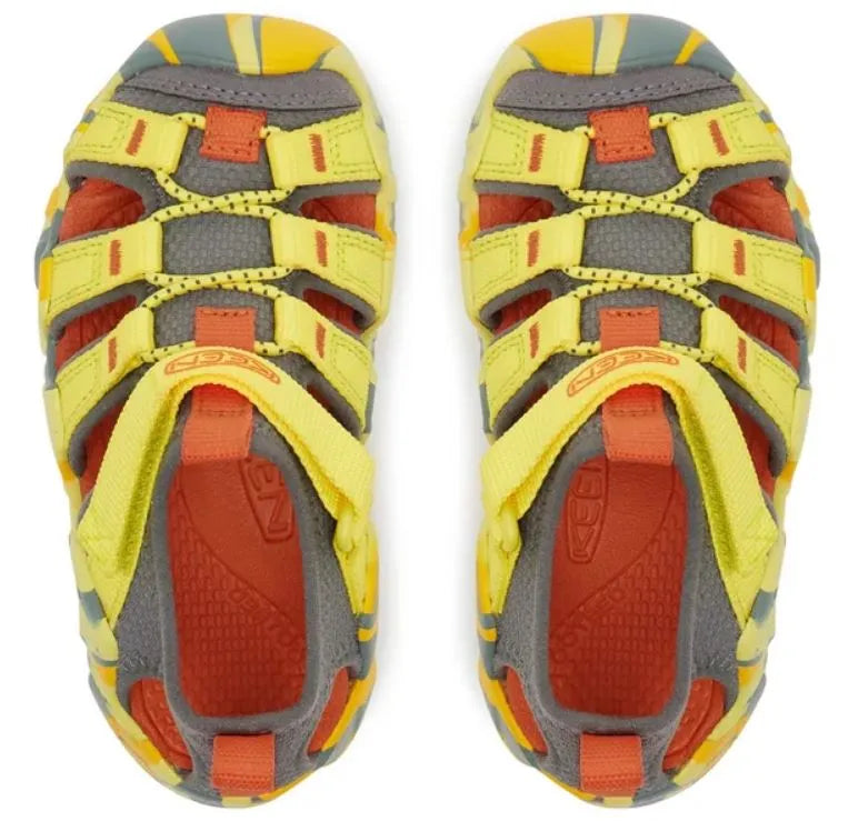 Bróga na bpáistí Keen jr hyperport h2 tráthnóna sabhaircín/cruach liath buí 24