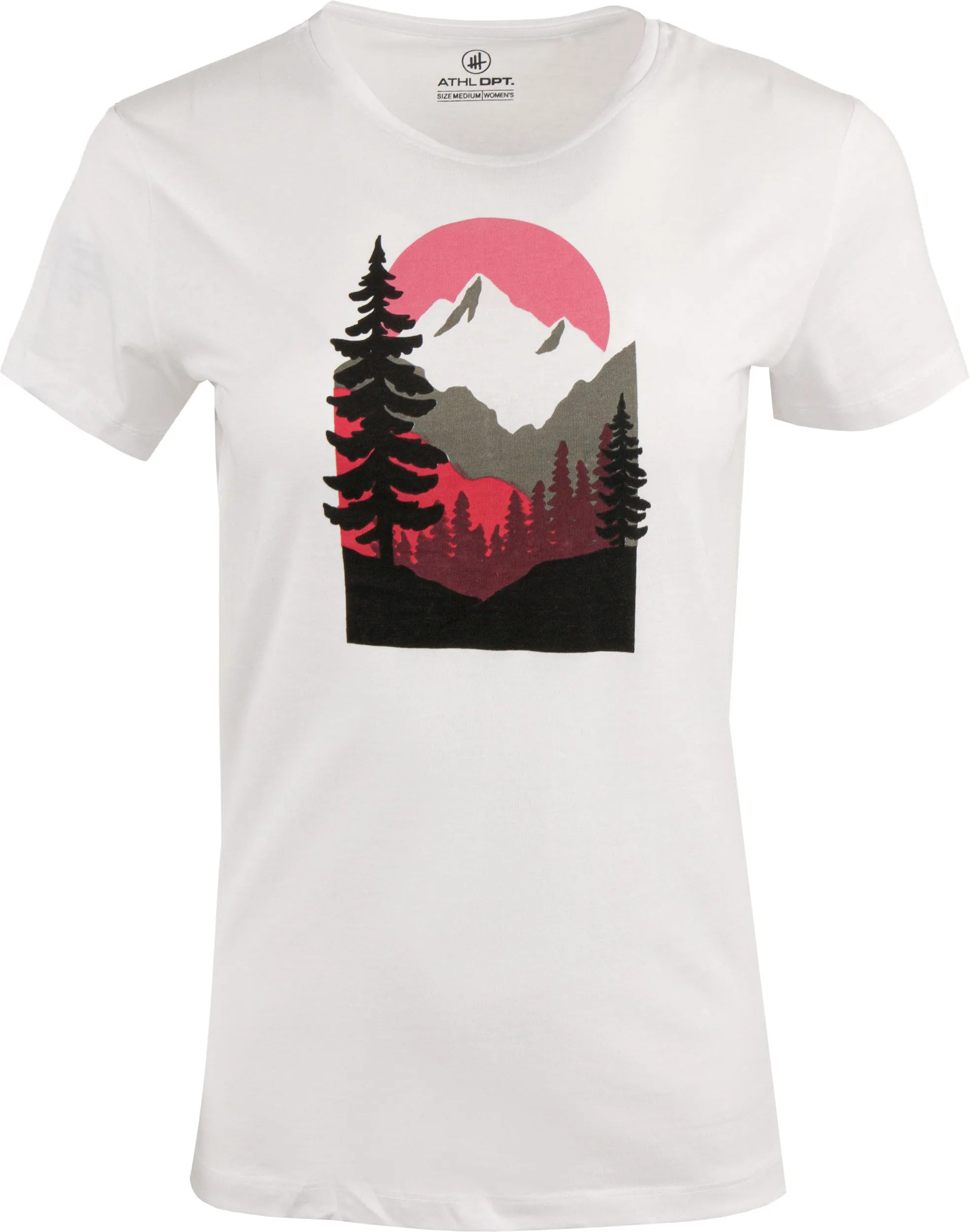 Damen-T-Shirt Athl. Dpt Flo Weiß Weiß