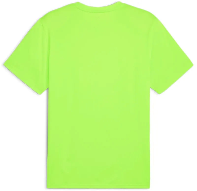 Herre puma ess solid cat t-shirt fluo green m