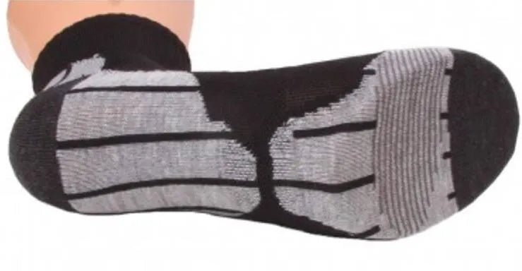 Fila Pacote com 3 meias de cano médio pretas 35-38