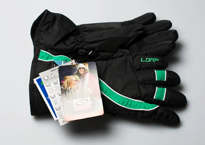 Guantes de esquí mujer loap viola verde xl