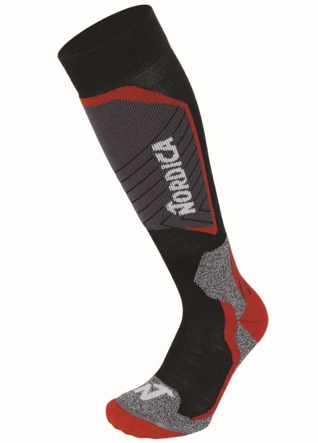 Nordica jr tech dx+sx preto/antracite/vermelho preto 31-34