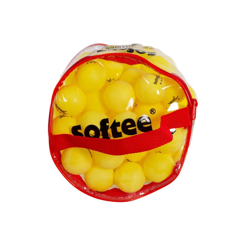 Bag 100 Pp Balls Ping Pong Softee Blanco ÚNICA