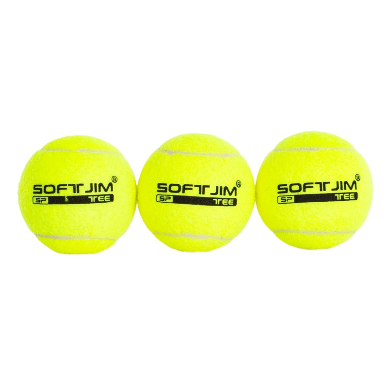 Bag 3 Balls Of Tennis Softee Initiation Deluxe