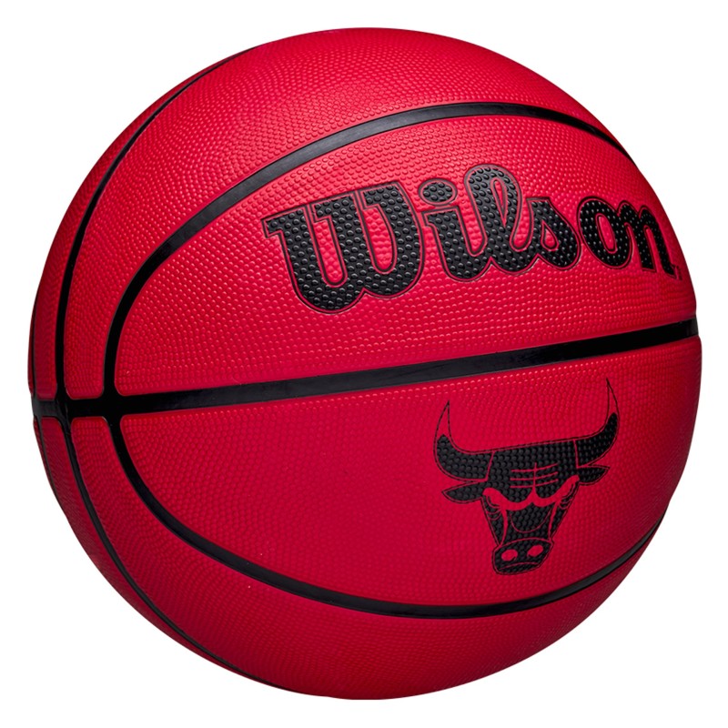 Ballon De Basket Wilson Nba Team Solid Bulls Multicolore