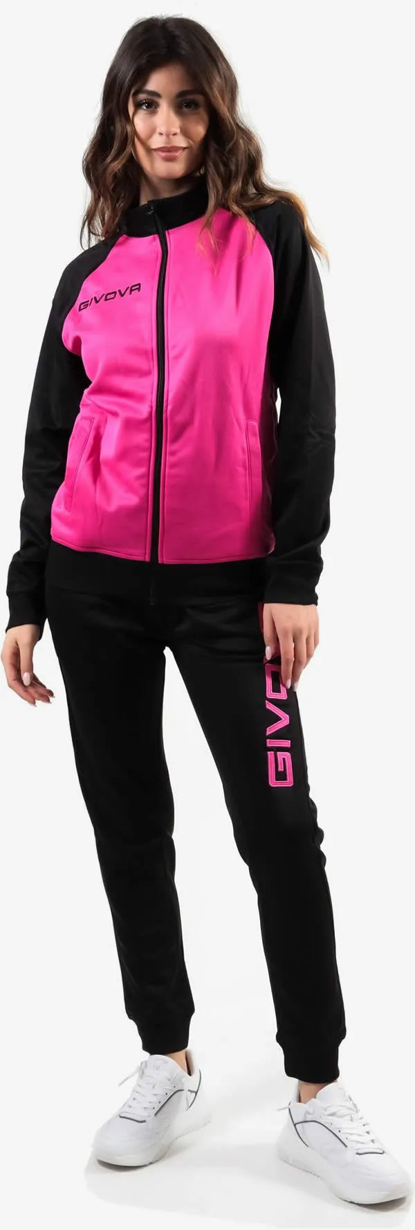 Set Sport Givova Cuba Fuchsia-negru Roz 2xl