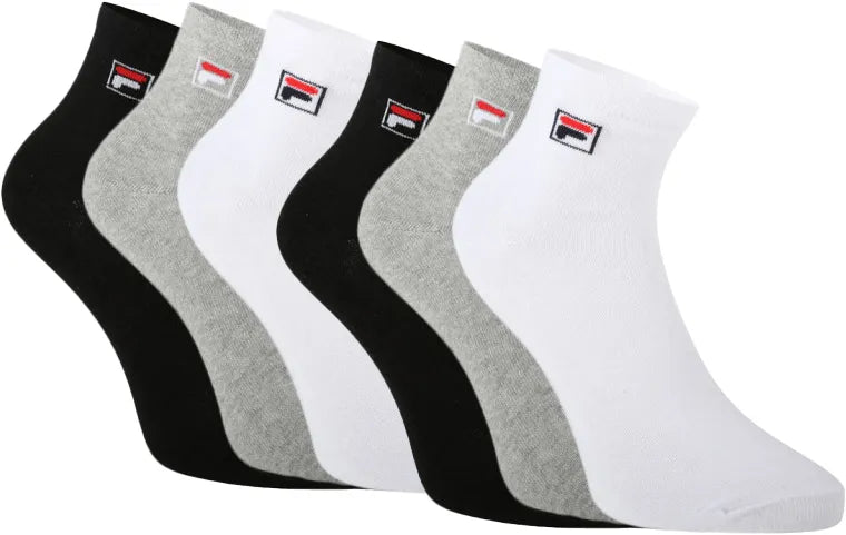 FILA Quarter Sokken 6-Pack Unissex Classic Mix 43-46