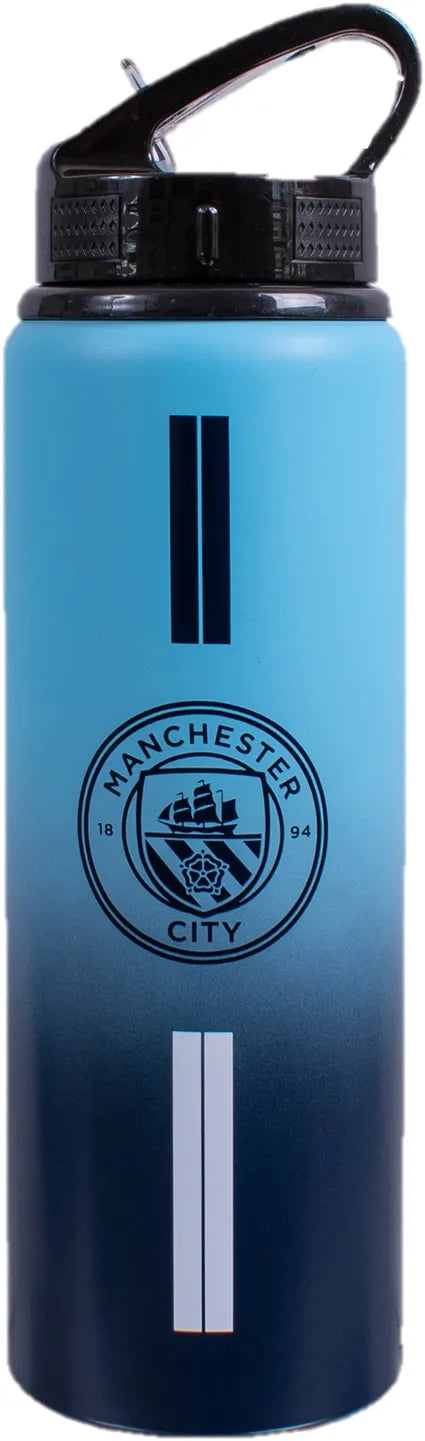Man City Unisex Mcfc Fw Fade Fles 750ml Marineblauw