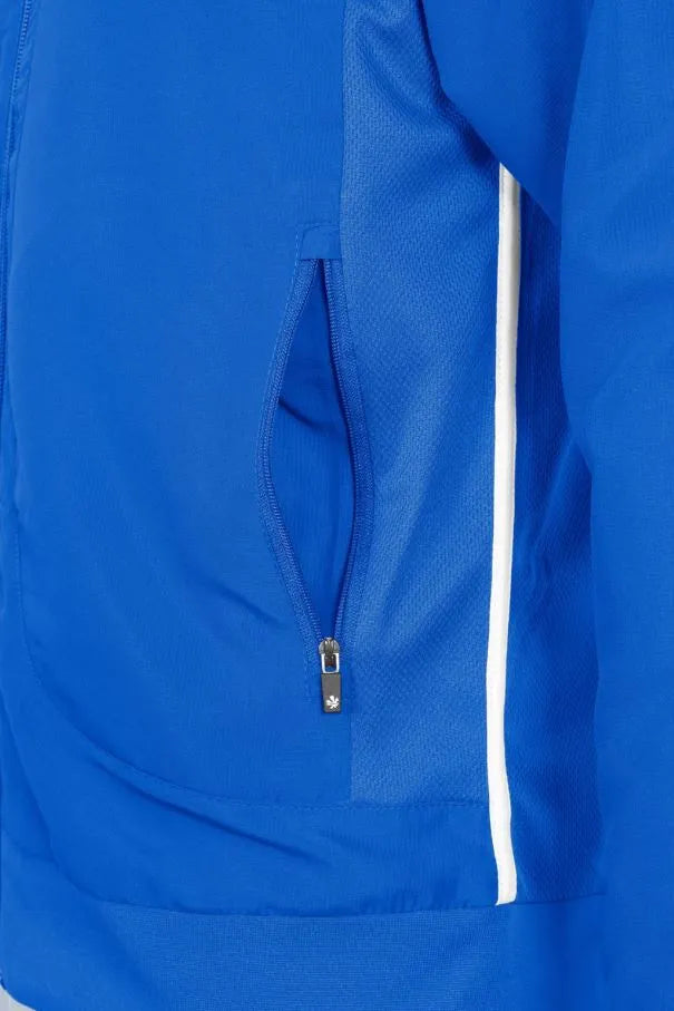 Heren reece varsityjack koningswit blauw 2xl