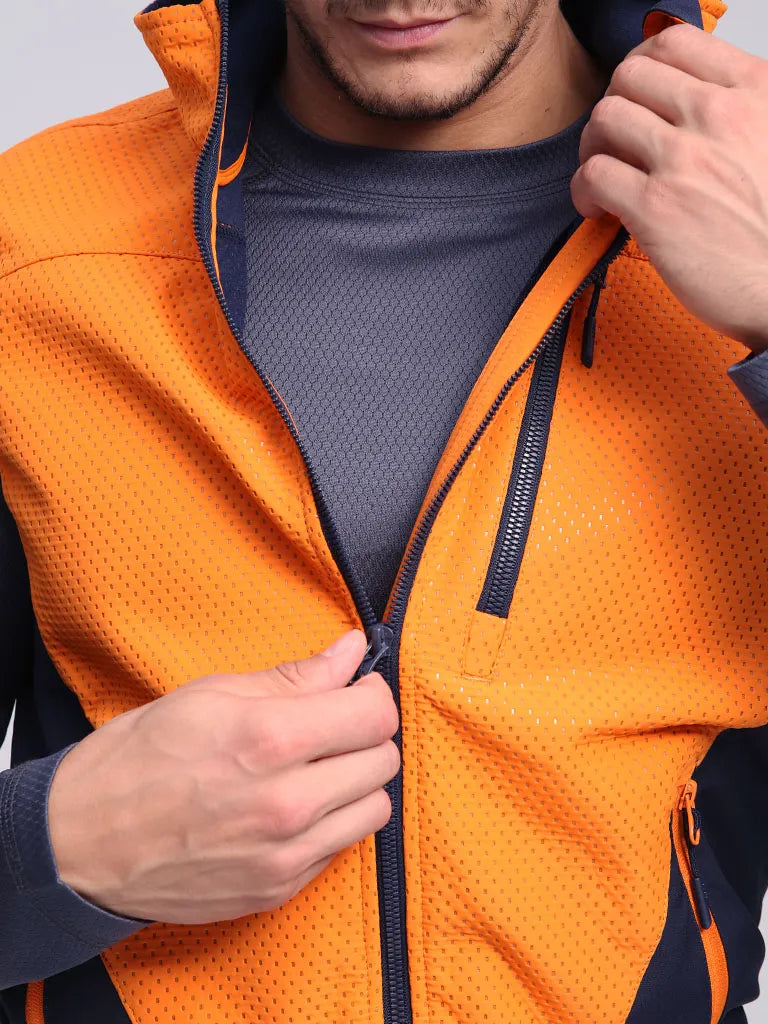 Colete softshell masculino loap uristo laranja s