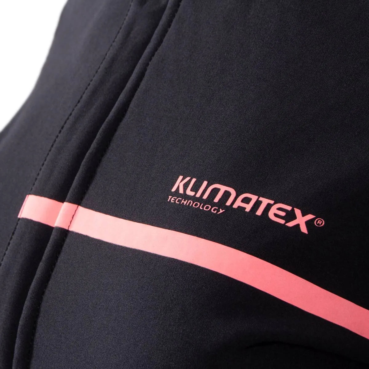 Women's Running Jacket Klimatex Taga Black Black/pink