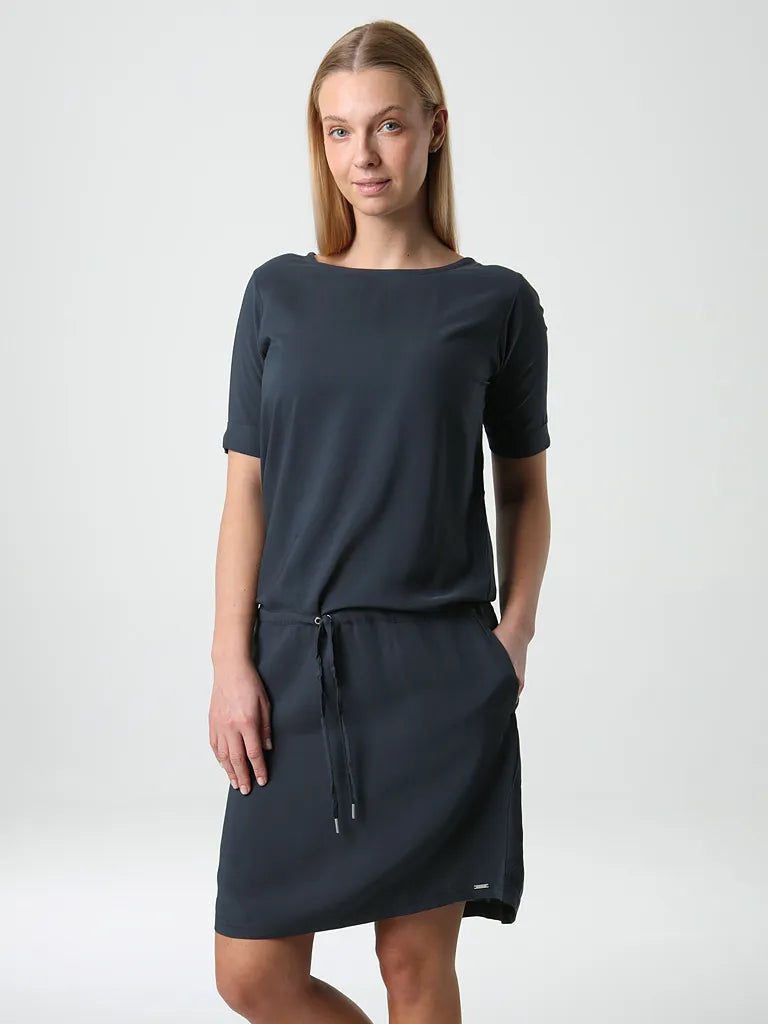 Kvinder kjole sløjfe nyxie blå xs